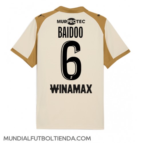 Camiseta RC Lens Samson Baidoo #6 Tercera Equipación Replica 2025-26 mangas cortas Camiseta RC Lens Samson Baidoo #6 Tercera Equipación Replica 2025-26 mangas cortas